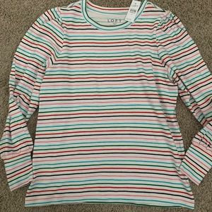 Cotton striped top